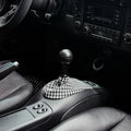 Black and White Pepita Shift Boot - $65