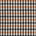 Orange, Black and White Pepita Shift Boot - $75 (Pre-Order)